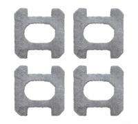 Puupaa Paquete de 4 almohadillas de limpieza de microfibra para robot de limpieza de ventanas HUTT W8, paños de fregona lavables reutilizables para espejos de vidrio