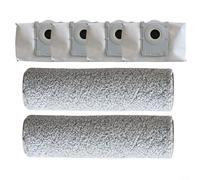 Puupaa Piezas de repuesto para ECOVACS para DEEBOT X9 PRO para OMNI/X11 PRO para OMNI/T80s para robot aspirador OMNI, 2 cepillos principales, 4 bolsas de polvo