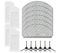 Puupaa Piezas de repuesto para robot aspirador Bosch para robot aspiradora Spotless BCRD1W BCRC1W BCRD2W BCRC2W, accesorios cepillo lateral, filtros, paño de fregona (B)