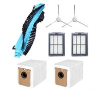 Puupaa Piezas de repuesto para robot aspirador Cecotec para Conga 15090 16090 AI SpinArm Home&Wash, accesorios 1 cepillo principal, 2 cepillos laterales, 2 filtros, 2 bolsas de polvo