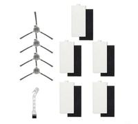 Puupaa Piezas de repuesto para robot aspirador Lefant M1 / M2 Pro, accesorios 4 cepillos laterales, 5 filtros, 1 cepillo de limpieza