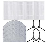 Puupaa Piezas de repuesto para robot aspirador Tapo RV30 Max, RV30 Max Plus, RV20 Max, RV20 Max Plus, accesorios cepillo lateral, filtro, paño de fregona (juego A)