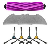 Puupaa Recambio para aspiradora Eureka E20 Plus Robot Aspirador Accesorios Cepillo Principal Cepillo Lateral Paño (7 Piezas)