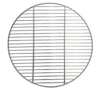Puupaa Rejilla redonda para barbacoa, parrilla de cocina para camping, equipo de barbacoa al aire libre, estante de metal para alimentos de acero inoxidable para picnic y jardín (45 cm)