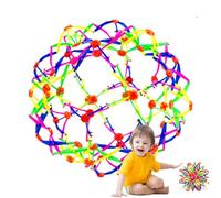 Puwaiio De Juguete de Bola de respiración para Adultos y niños,Bola de Juguete Ampliable Luminosa Grande con Forma geométrica única | Que en la Oscuridad - Juguetes educativos Resistentes y duraderos