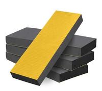 PUWOWYE Protector Pared Garaje Autoadhesivos, 4 Piezas Protector Columna Garaje 30 x 10 x 3cm, para Columnas, Puertas de Coche y Parachoques, Protección contra Impactos, Negro