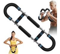 Puxinargo Twister Arm Trainer - Ejercitador de brazo y pecho de resistencia ajustable, fortalecedor portátil de antebrazo con diseño desmontable, barra giratoria eléctrica para gimnasio en casa