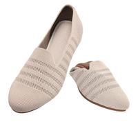 Puxowe Bailarinas Mujer Zapatos Slip-On de Punto Elegantes y Cómodos Ballerina para Mujer 36 EU Camel
