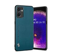 Puxssul Funda para OPPO Find X5 Lite 5G, Funda de Cuero Sintético de TPU, Antichoque Antideslizante Ultraligero para OPPO Find X5 Lite 5G Funda, para Hombres Mujeres (Azul)