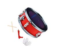 PUXZYAX Caja dinámica de 13 pulgadas, instrumento de,rojo,35 x 14 cm | correas de arena avanzadas y cavidad gruesa para principiantes musicales, batería musical, caja, regalo de cumpleaños.