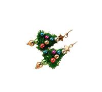 PUXZYAX Pendientes colgantes navideños coloridos, pendientes colgantes | para mujer, ajustados para cualquier ceremonia especial, navideños para mujer.