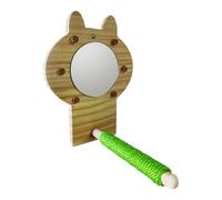 PUXZYAX Percha innovadora para pájaros con Funciones interactivas Que fomenta la exploración y el Disfrute de los Amigos emplumados. Espejo para pájaros,