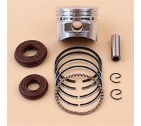 PUYEN Anillos de pistón 35mm, sello aceite del cigüeñal compatible con H/O/N/D/A GX25 GX25T GX25N GX25NT 25cc, Motor pequeño 4 tiempos, desbrozadora gasolina