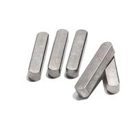 PUYEN Pestillo de acero al carbono, pasador llave cuadrado, eje rollo plana paralela, altura * ancho 8 * 7mm(8x7x18mm(HxWxL))