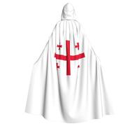 PUYhgb Bandera de Georgia Imprimir Halloween Mantel, Cabo Carnaval para Fiestas Temáticas, Casas Embrujadas Y Cosplay