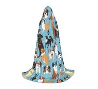 PUYhgb Capa unisex con capucha con estampado de cachorro, regalo pensado para Halloween, amantes de cosplay y fiestas temáticas