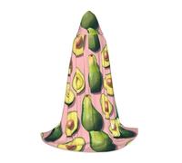PUYhgb Capa unisex con capucha con estampado de imágenes de aguacate, regalo pensado para Halloween, amantes de cosplay y fiestas temáticas