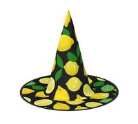 PUYhgb Sombrero de Halloween con estampado de fruta de limón, ligero para fiesta de Halloween/carnaval, talla única para la mayoría de las personas