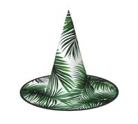 PUYhgb Sombrero de Halloween con estampado de palmera, ligero para fiesta de Halloween/carnaval, talla única