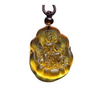 PUYUNA 1 colgante de Buda Medicina/Amitābha/Tathagata/Avalokitesvara las Mil Manos/Bodhisattva, estatua, collar, amuleto, cristal bendito(#3)