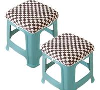 PUYUNA Cojines for Taburete de Bar, Fundas cuadradas 30 x cm for sillas Comedor, Cocina, Oficina y jardín, Antideslizantes cómodos (6,4 Unidades, (12 12 Pulgadas))(@12,2pcs 30x30cm(12x12in))