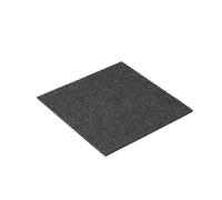 PUYUNA Losetas de Alfombra, 12 Piezas, Autoadhesivas, Suaves y Acolchadas, for Dormitorio Sala Estar (24 x 24 Pulgadas, Azul Oscuro)(12x12in Dark Gray)