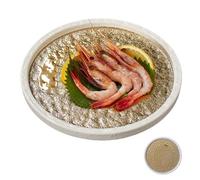 PUYUNA Plato de cerámica for bola masa, vajilla for aperitivos, plato ensalada y sushi, bandeja condimentos porcelana for uso doméstico en restaurante(20cm)