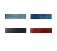 PUYUNA Plato de cerámica for sushi, bandeja rectangular esmalte azul for servir, plato Sashimi for uso doméstico y restaurante