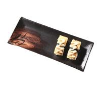 PUYUNA Plato de sushi, plato for servir, frutas, aperitivos japoneses, vajilla, bandeja for catering, buffet, hogar