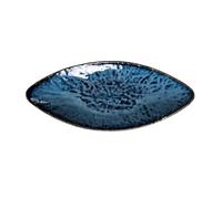 PUYUNA Plato grande de cerámica japonesa for sushi, plato for servir sashimi con esmalte decorativo, bandeja for comida salmón for uso doméstico y cantina