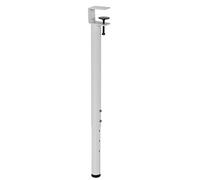 PUYUNA Table Legs,Furniture Support Leg, F-Shaped Legs For Furniture, DIY Dining Table Desk Legs,Support Legs,No Punching Design to Protect The Desktop,with Floor Protectors(Black,2pcs)(White,1pcs)