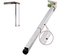 PUYUNA Table Legs,Furniture Support Leg, Folding Metal Dining Table Feet,Foldable Telescopic Bar Desk Legs,Push-Pull Lift Cabinet Feet,with Protective Base & Screws,1pcs(70cm/27.6in)(50cm/19.7in)