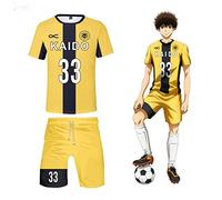 PUYYDS Anime Ao Ashi Cosplay Ashito Aoi Disfraz fútbol Jersey Ropa Deportiva Ashito Aoi Eisaku Keiji Uniforme Yuma Kanpei Motoki Junio Marzo