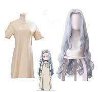 PUYYDS Anime Comic My Hero Academia Cosplay Disfraces Eri Cosplay Disfraz Vestidos Largos Ropa Uniformes para Mujeres Adultos Trajes Pelucas