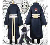 PUYYDS Disfraz de Anime, Conjunto Completo de Disfraz de Akatsuki Ninja, Peluca con Casco y Zapatos