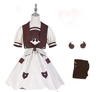 PUYYDS Yashiro Nene Cosplay Disfraz Anime Inodoro Atado Hanako Kun Jibaku Shounen Hanako Kun Cosplay Vestido Peluca Disfraz de Halloween Regalo