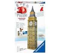 Puzle 3D Ravensburger 11246 - Mini Big Ben, versión en Miniatura del Famoso Monumento londinense para Hacer puzles en 3D, a Partir de 8 años