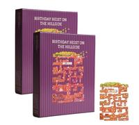 Puzle All Edge, Summer Day on The River, 501 piezas sofisticado Edge Piece Puzzles, Winding Creek & Mouse Burrow, Every Pieces Challenges for Family Relax (Lila-2 Set)