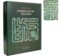 Puzle All Edge, Summer Day on The River, 501 piezas sofisticado Edge Piece Puzzles, Winding Creek & Mouse Burrow, Every Pieces Challenges for Family Relax (Verde-1 Set)