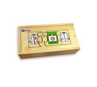 Puzle Andreutoys Madera Secuencias Temporales 10 Puzles 24X12X6,5 Cm