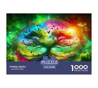 Puzle Árbol de la Vida De 1000 Piezas para Adultos, Puzzle Ave en Vuelo Adultos, Juego De Rompecabezas De Habilidad Difícil De Completar 52x38cm/1000pcs