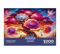 Puzle Árbol de la Vida De 1000 Piezas para Adultos, Puzzle Cielo Estrellado Colorido Adultos, Juego De Rompecabezas De Habilidad Difícil De Completar 52x38cm/1000pcs