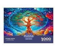 Puzle Árbol de la Vida De 1000 Piezas para Adultos, Rompecabezas Vórtice en la Nebulosa Adultos, Juego De Habilidad Difícil De Completar,Decoración para El Hogar 70x50cm/1000pcs