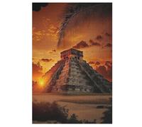 Puzle Chichen Itza Puzzle de madera, 1000 piezas, adecuado para adultos y niños a partir de 12 años, gran regalo (78 x 53 cm)