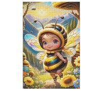Puzle de 1000 piezas de bonita abeja, artesanía de madera, rompecabezas moderno de alta calidad, DIY, para adultos y niños a partir de 12 años, (78 x 53 cm)