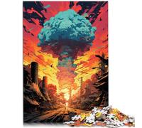 Puzle de 1000 piezas para adultos apocalipsis distópico juegos educativos para el hogar Juguetes DIY Arte Regalo para adolescentes a partir de 14 años 26 x 38 cm
