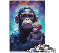 Puzle de 1000 piezas para adultos Art Monkey Puzzles Regalos 26 x 38 cm toda la familia para adolescentes a partir de 14 años