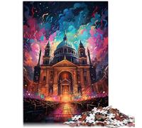Puzle de 1000 piezas para adultos, basílica de San Esteban, sofisticado, rompecabezas de juego de 26 x 38 cm, adecuado como decoración de escritorio para niños a partir de 14 años
