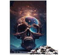 Puzle de 1000 piezas para adultos Cosmic Graveyard Hand-Speed Competición 50 x 70 cm con póster a juego y hoja de preguntas para adolescentes a partir de 14 años