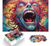 Puzle de 1000 piezas para adultos de arte monstruoso de 50 x 70 cm. Ayuda al cerebro a entrenar juguetes adictivos y desarrollar la paciencia.